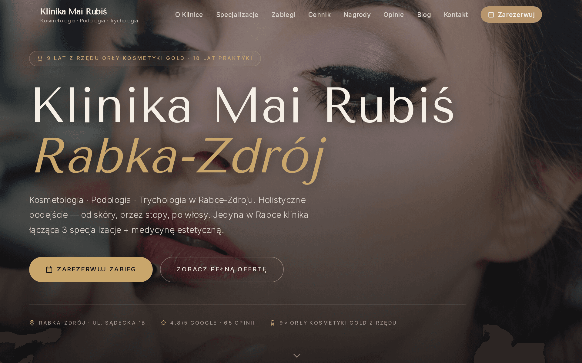 Kosmetologia / medycyna estetyczna — Klinika Zdrowia i Urody — Maja Rubiś, Rabka-Zdrój